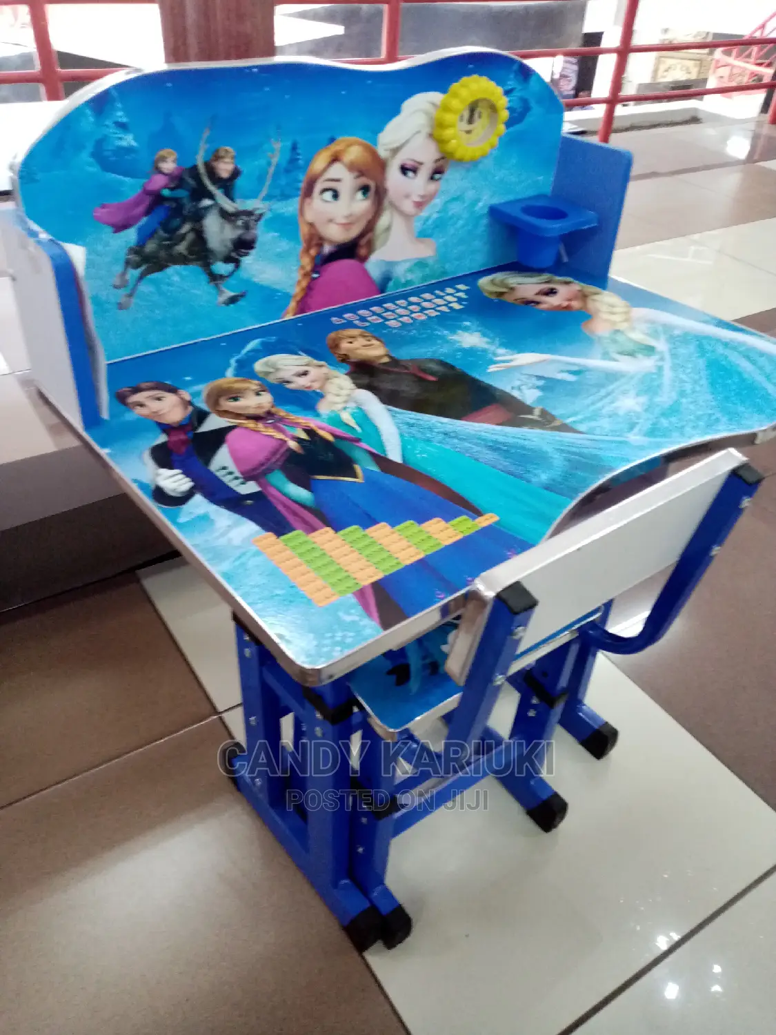 Cartoon Themed Study Desk Plus Chair