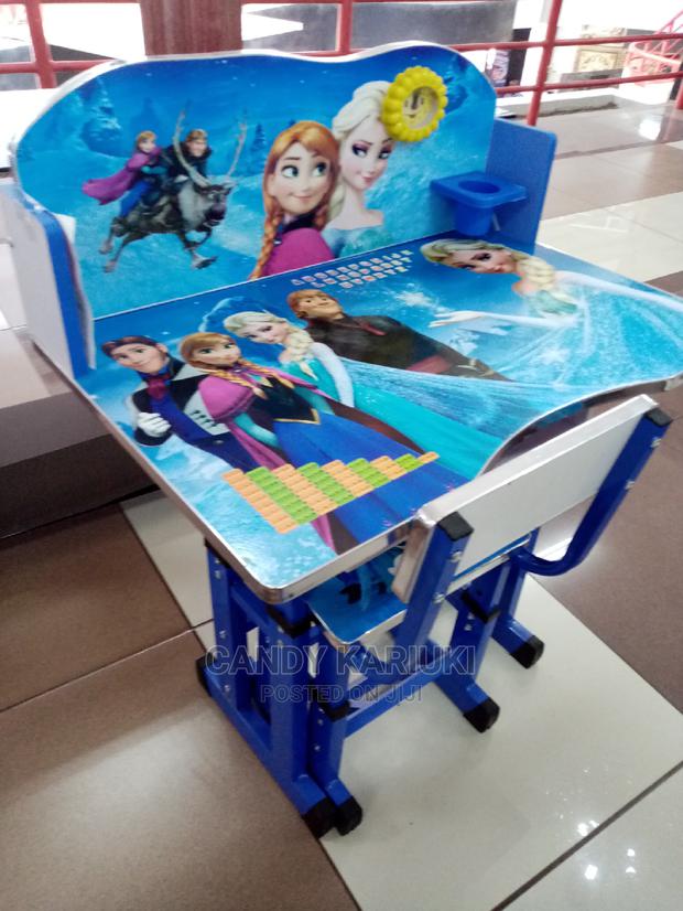 Cartoon Themed Study Desk Plus Chair - main view