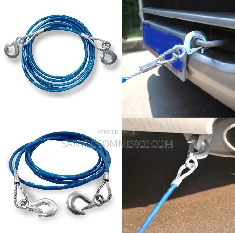 4 Meters Car Towing Steel Cable