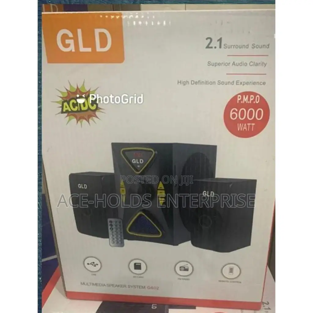 2.1 GLD G602 AC/DC 6000 Watts Subwoofer System.