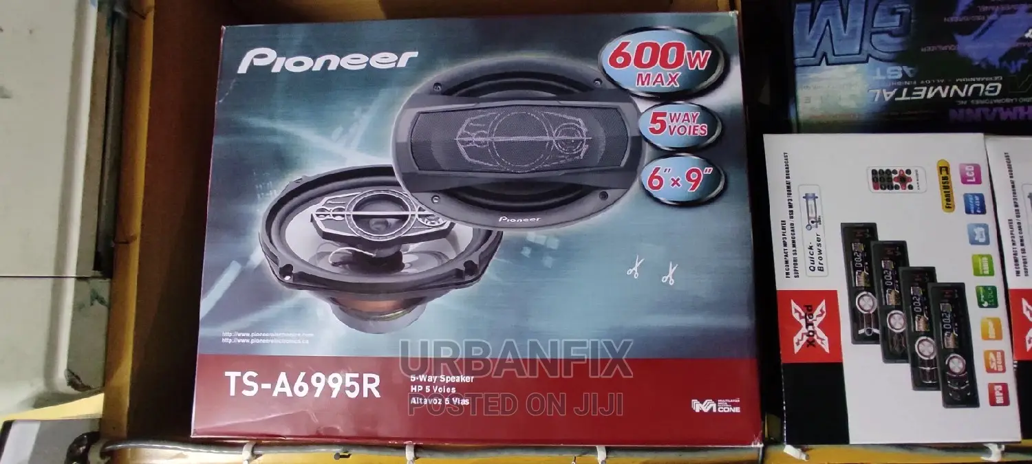 2 Pioneer 6 by 9 Oval Speaker 600watts