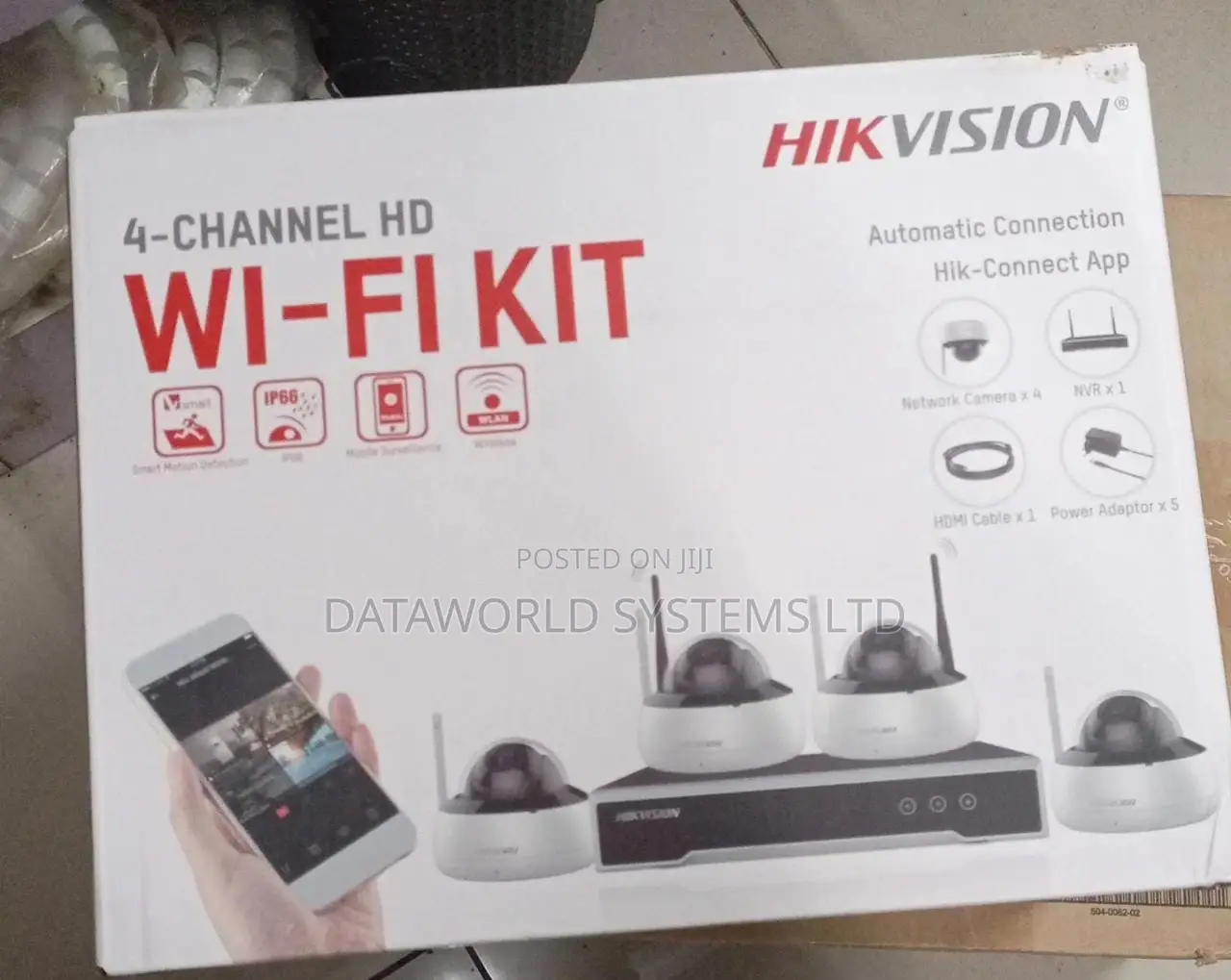 NK44W1H-1T(WD) 4 Channel 4MP Wi-fi Kit