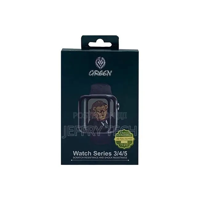 Series 4/5 GREEN 3D Full Tempered Glass