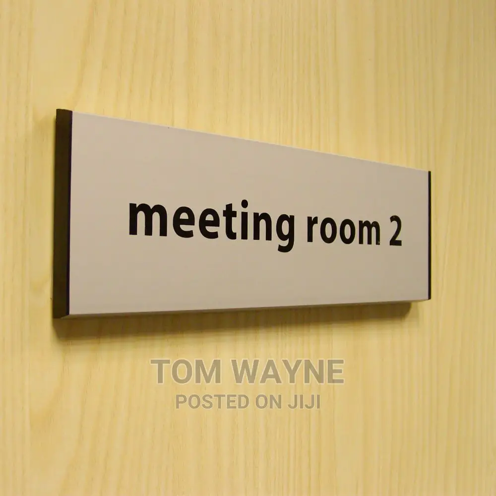 Office Door, Wall Signage