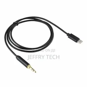 1m Type-C Male to 3.5mm Male Audio Jack AUX Cable Adaptor Fo