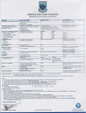 Service Charter Printing