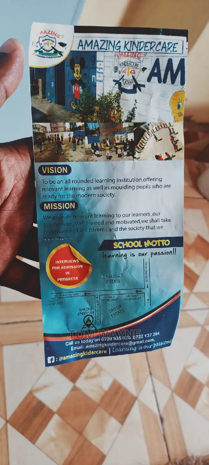 School Flyer or Advertising Brochure Printing