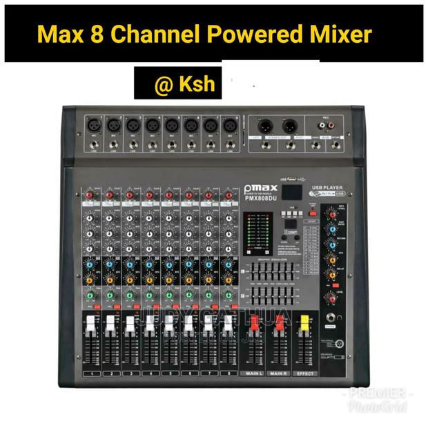 Max 8 Chanel Mixer Powered - main view