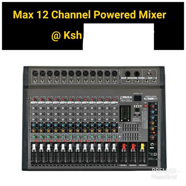 Max 12 Chanel Mixer Powered