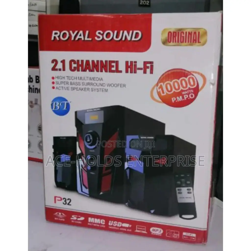 2.1 Ch Hi-Fi Royal Sound Multimedia System