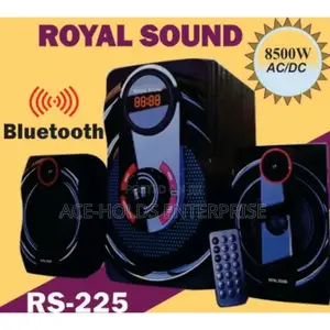 Channel 8500watts Ac/Dc Royal Sound RS-225 Speaker System.