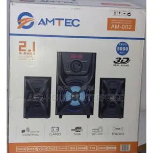 2.1 Amtec AM-002 Woofer 5000 Watts Sound System.