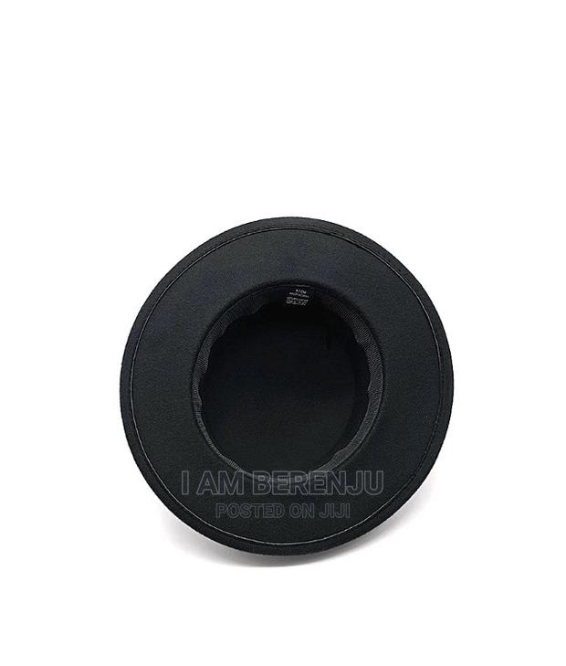 Wide Brim Flat Top Jazz Hat - thumbnail 4