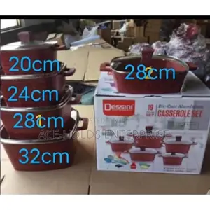 Casserole Set Dessini 19 Pieces Cookware