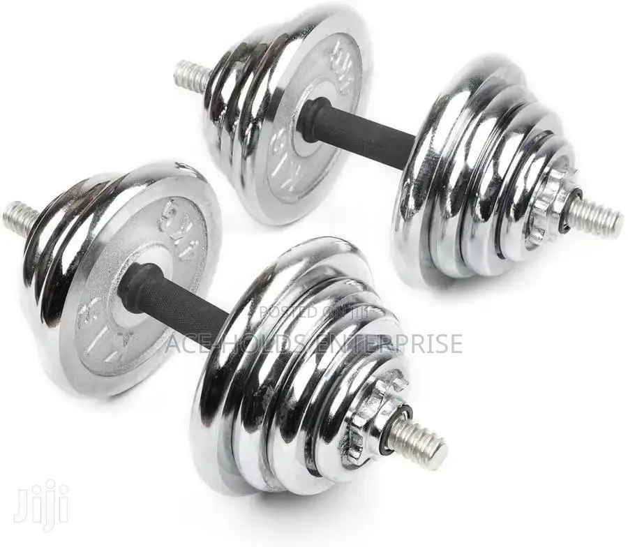 Chrome Dumbbells 25kg