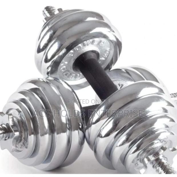 20 Kgs Chrome Dumbbells Set