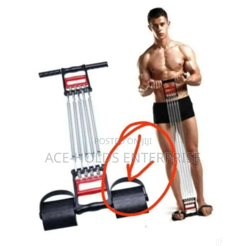 3 in 1 Chest Expander + Hand Gripper + Pull-Up Bars.