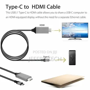 Type-C to 4K HDMI HDTV Adapter Converter Cable for Samsung