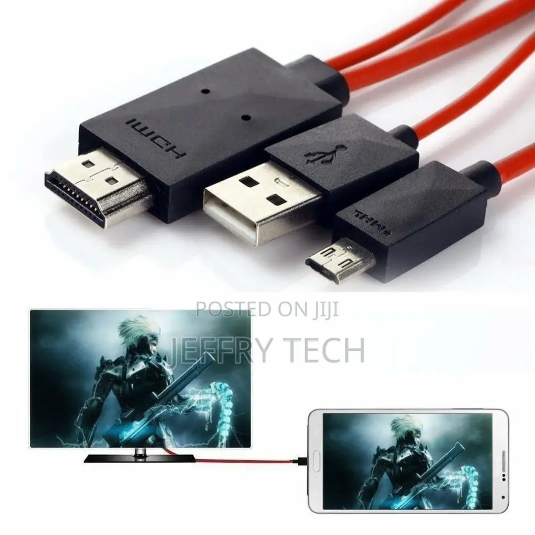 Micro USB to HDMI 1080P HDTV Adapter Cable Phones