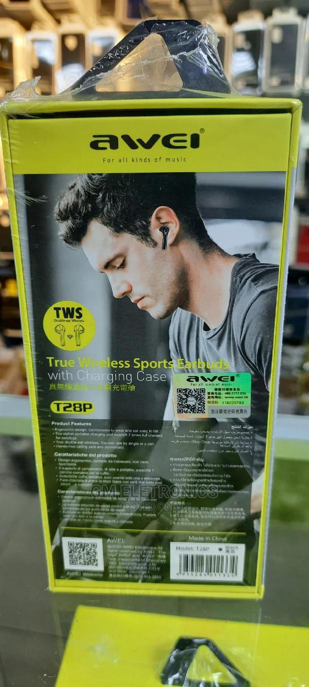 Awei T28P TWS Touch Wireless Earphones With LED Display . - thumbnail 4