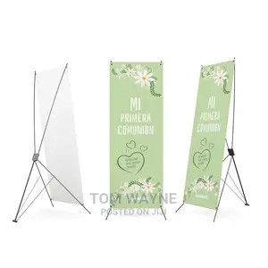 X Banner ( Complete With Stand and the Printed Banners)