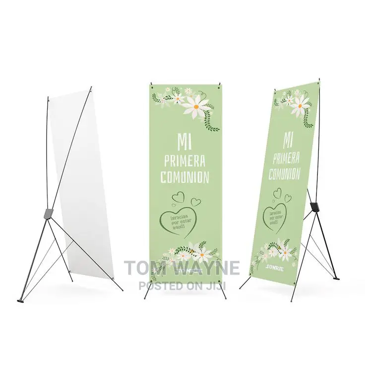 X Banner ( Complete With Stand and the Printed Banners)