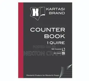 Counter Book A4 1 Quire