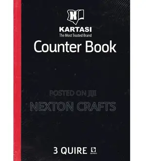 Counter Book A4 3 Quire