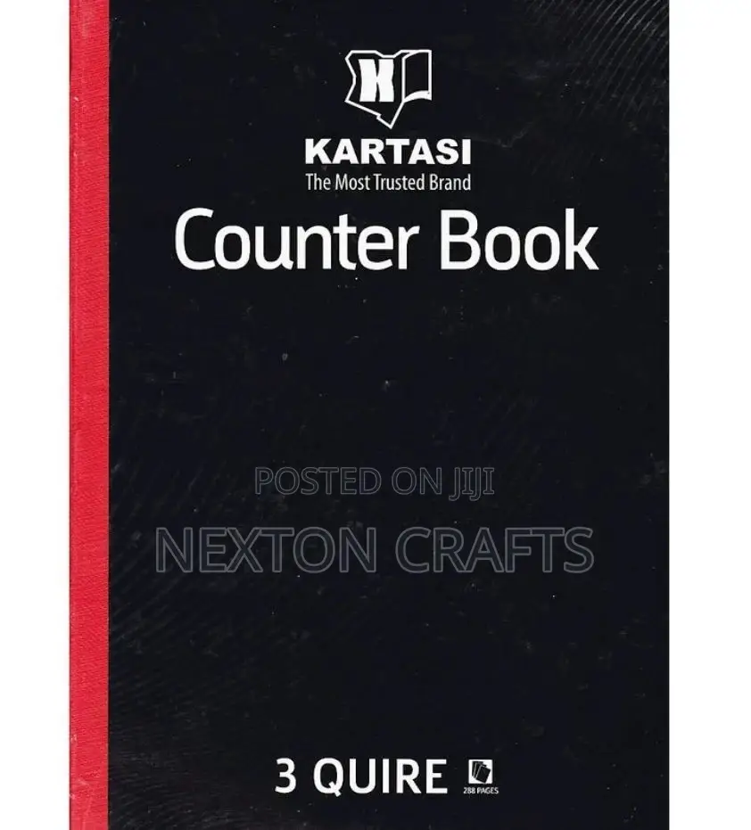 Counter Book A4 3 Quire