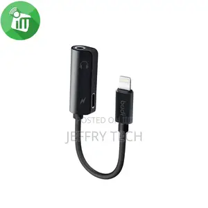Budi M8J137 Lightning to 3.5mm With Lightning Connector