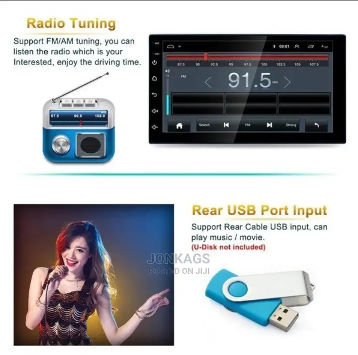 Android Car Radio 32GB Internal