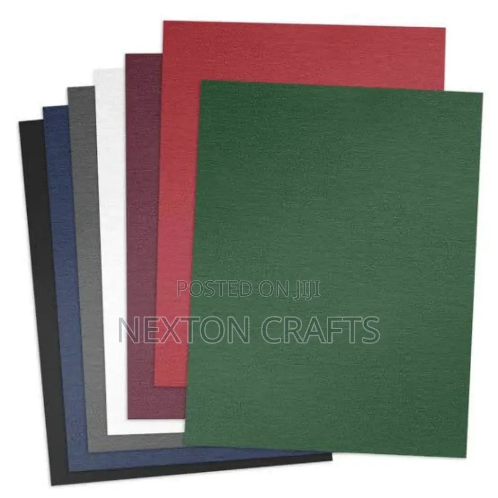 PVC Binding Covers + Back Covers- A4 (100 Pieces Each)