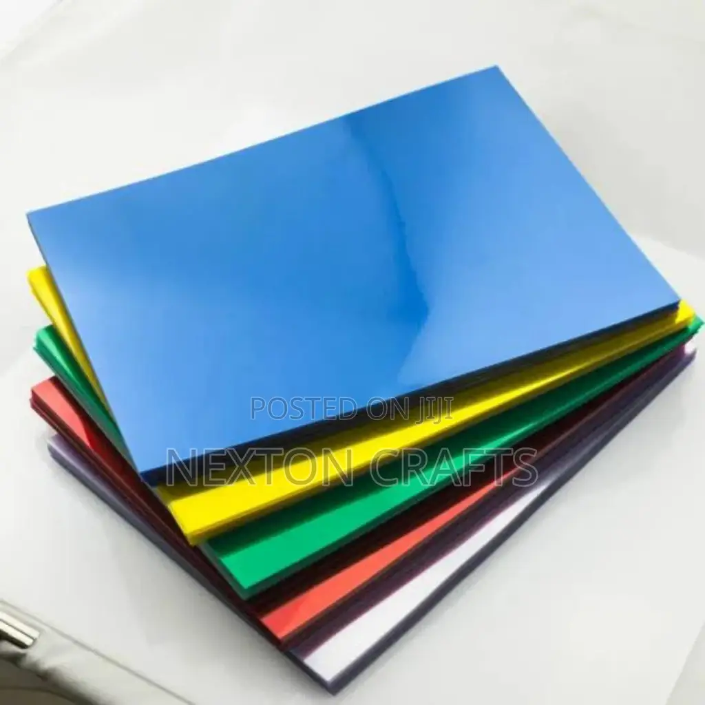 PVC Binding Covers + Back Covers- A4 (100 Pieces Each)