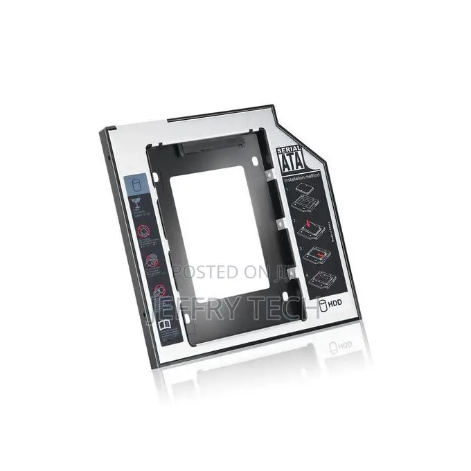 9.5mm Universal SATA 2nd HDD SSD Hard Drive Caddy For CD/DVD