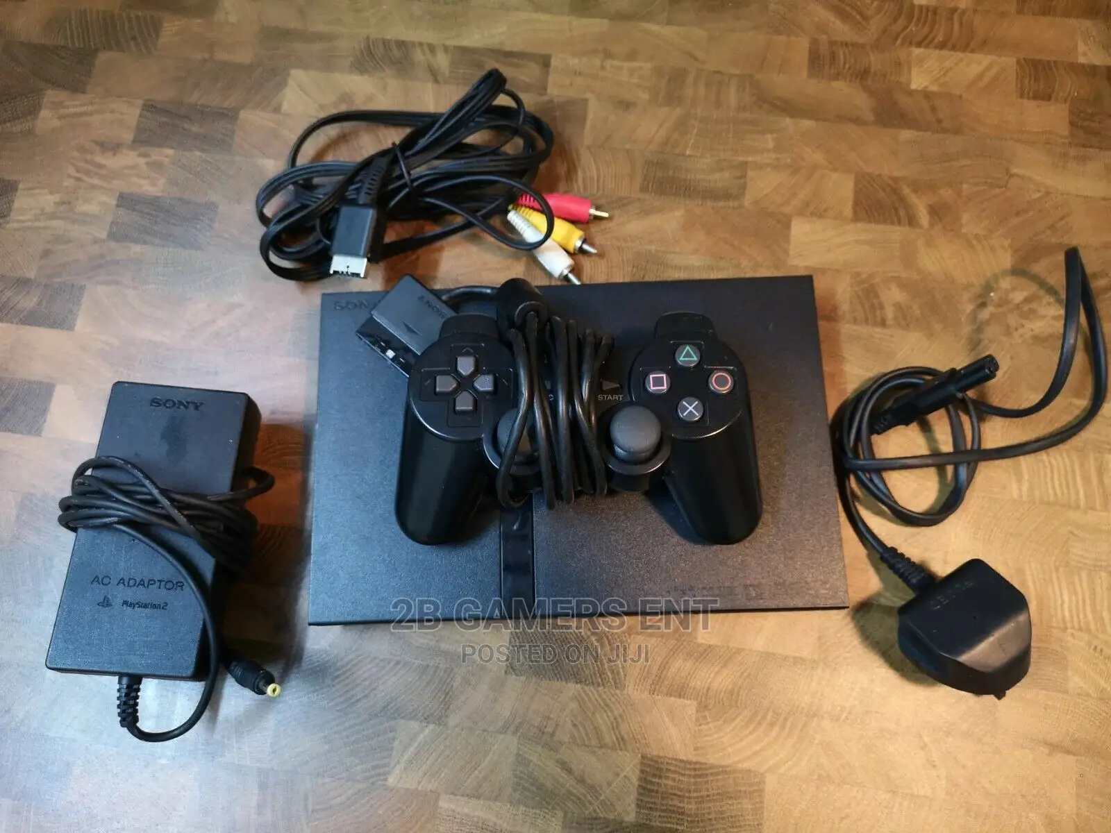 Sony Ps2 Playstation 2 With 32gb Flash Ten Games Bundle