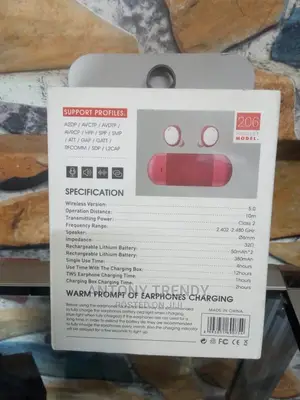 JBL Hifi Earbuds High End Pink