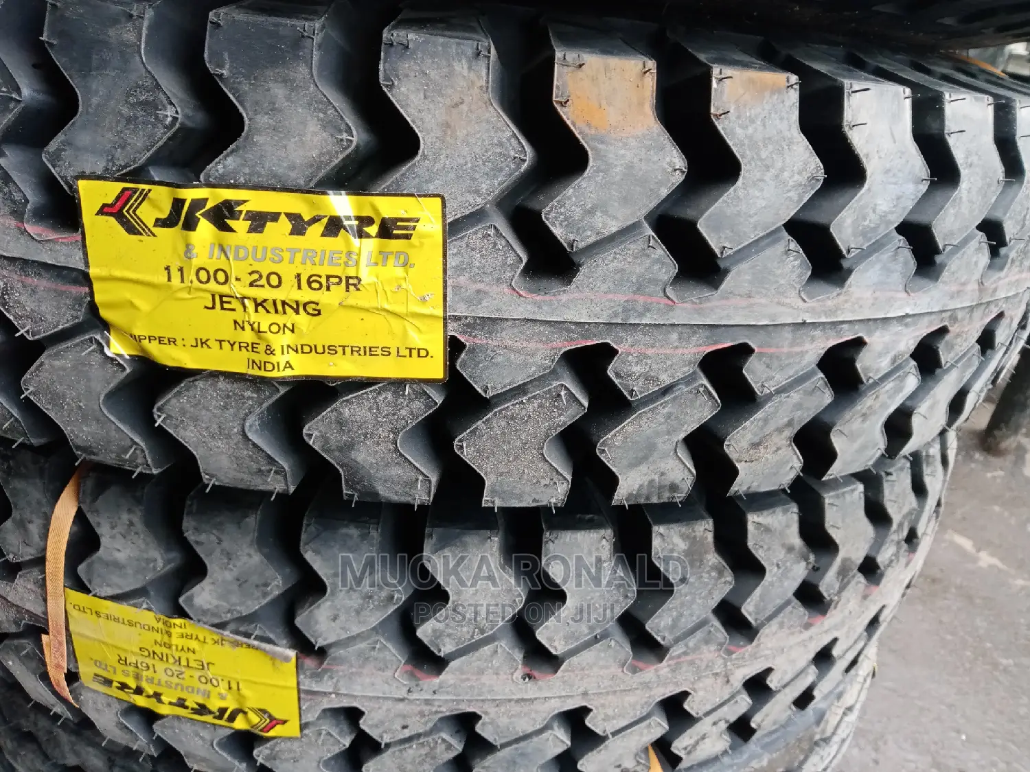 11.00-20 JK Tyre Made in India (16pr) Nylon Tyre