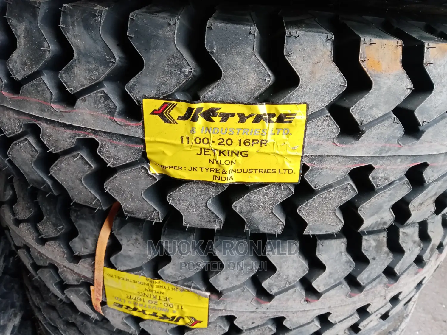 11.00-20 JK Tyre Made in India (16pr) Nylon Tyre