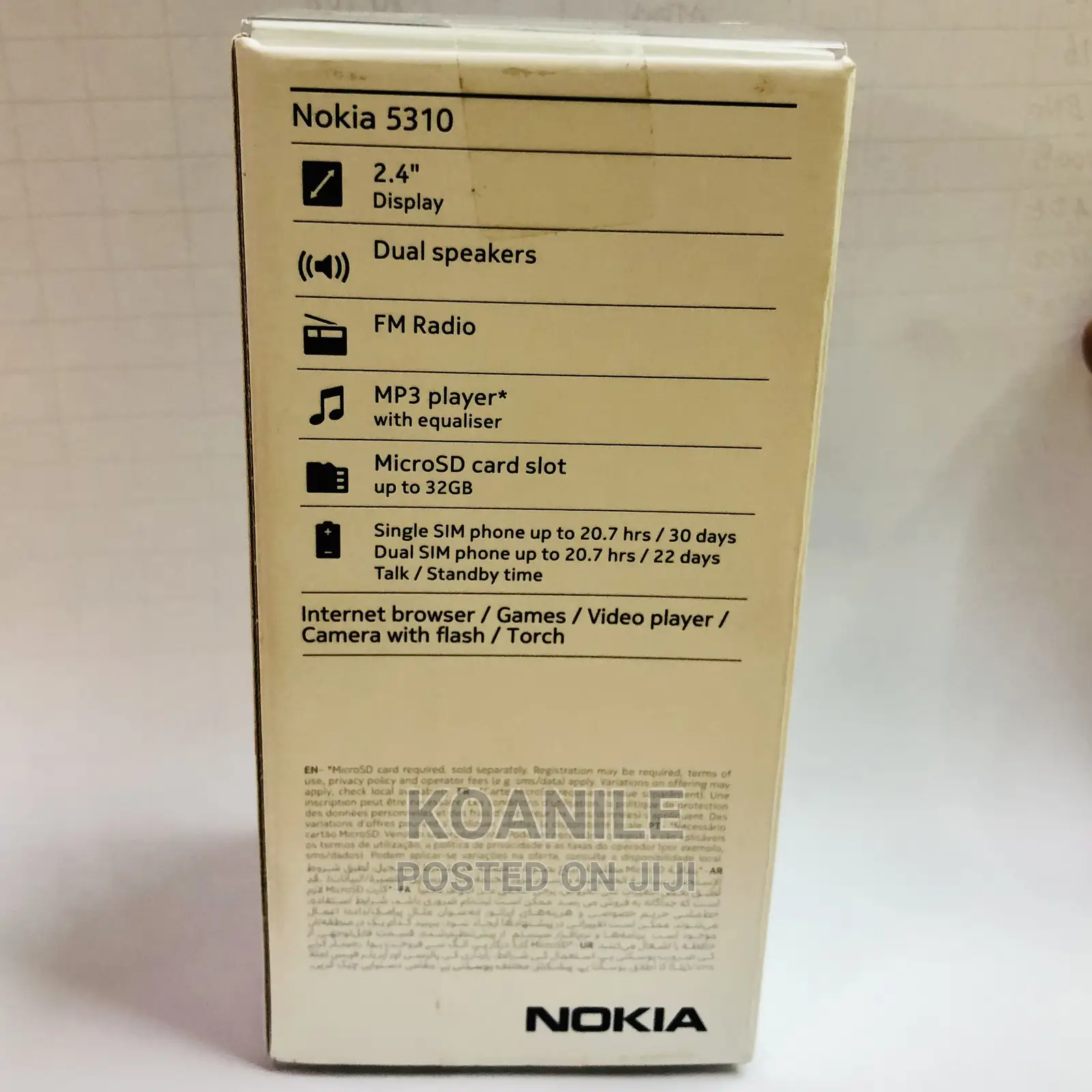 New Nokia 5310 XpressMusic White