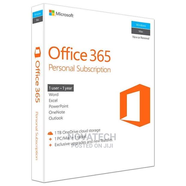 Microsoft Office 365 Personal - main view