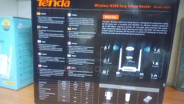 Tenda Wireless N300 Router - thumbnail 4