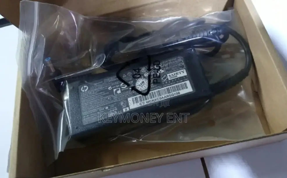 Laptop AC Adapter Charger 19.5v-2.31a- Blue Pin - Black