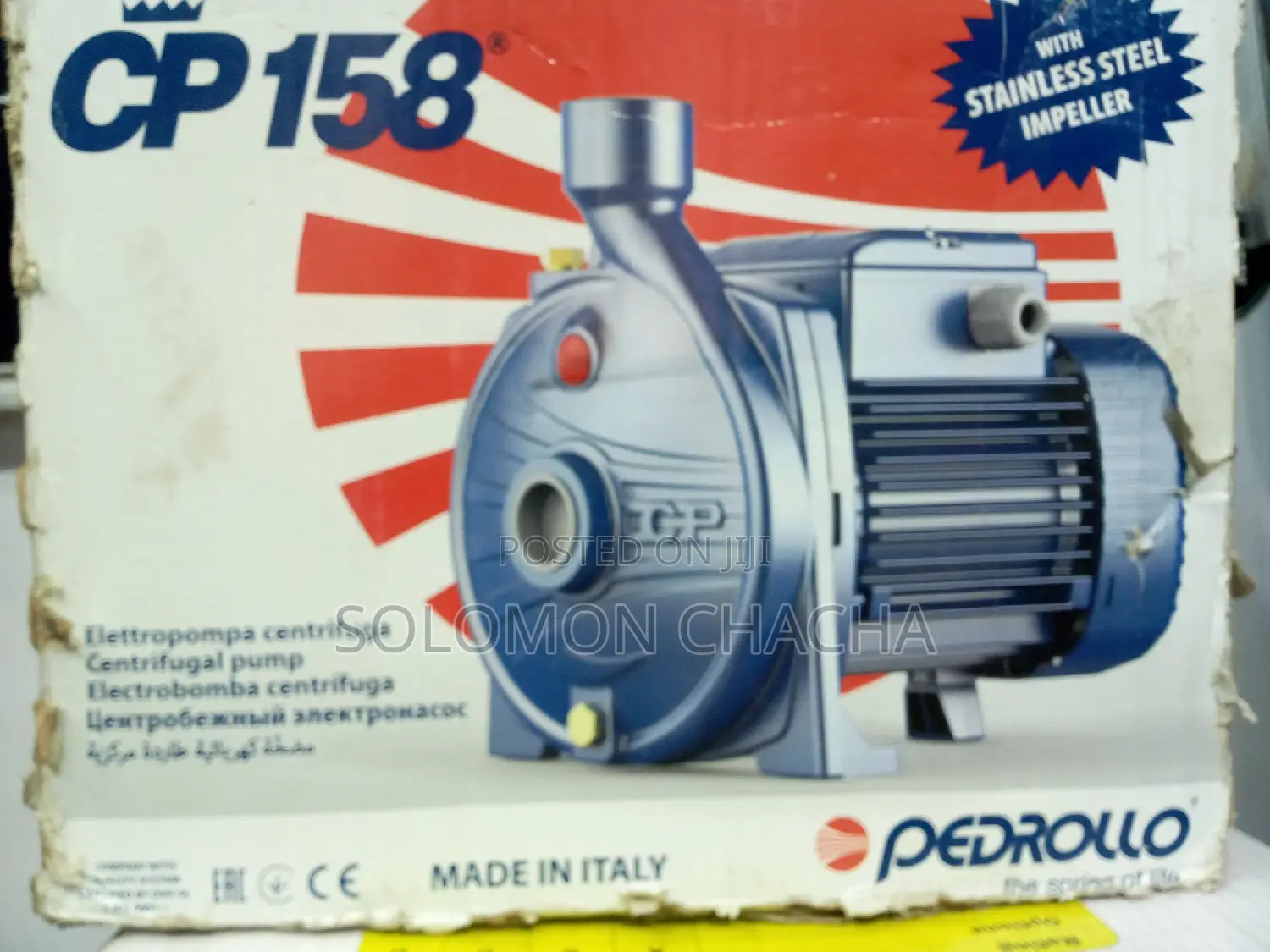 PEDROLLO 1HP H Max 36m 0.75kw
