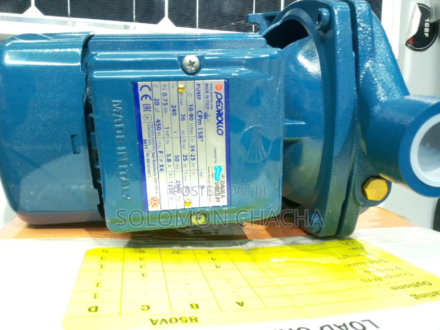 PEDROLLO 1HP H Max 36m 0.75kw