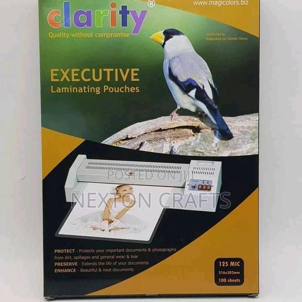 Clarity A4 Laminating Pouches a Ream of (100 Sheets) - thumbnail 3