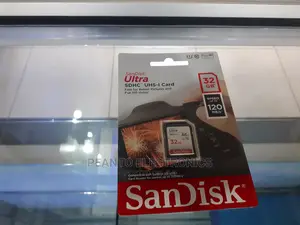 Sandisk 32gb Ultra SDHC Uhs-I Memory Card - 120mb/S, C10, U1