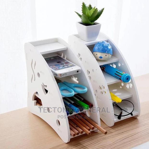 Wooden Remote/Desk Organiser - main view