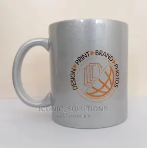 Branded Gold/Silver Mug