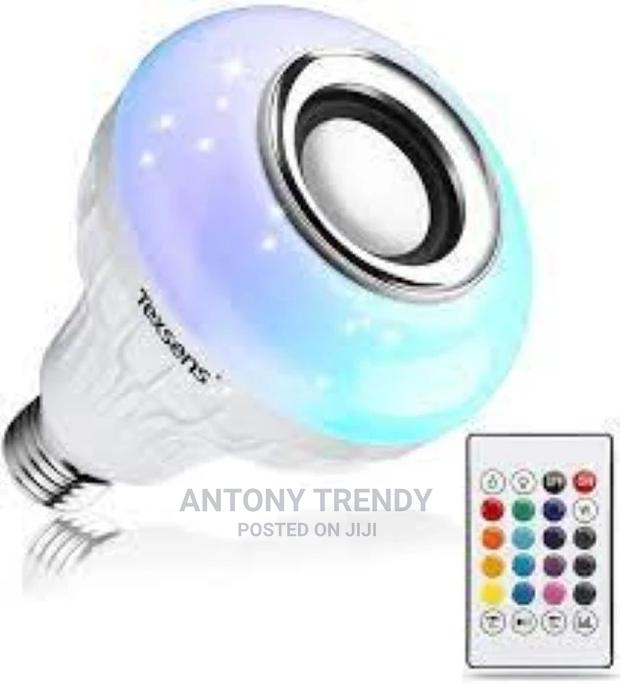 Multicolored Bluetooth Music Bulb With a USB Flash Port - main view