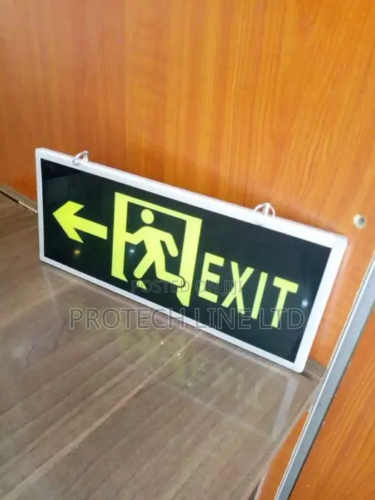 Illuminous Double Sided Fire Exit Sign